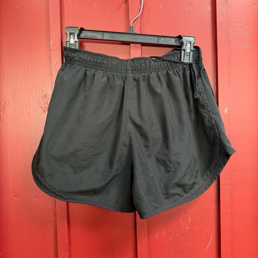 Nike Black Women's Athletic Running Shorts with Swoosh Logo - Picture 5 of 5